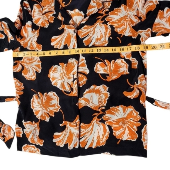 GANNI Geroux Floral Printed Silk Shirt - Picture 10 of 10